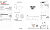 Loose CVD Diamond Oval Brilliant Cut 2.01 Carat D Color VVS2 10.32 x 7.10 x 4.40mm IGI Certification Syzjewelry